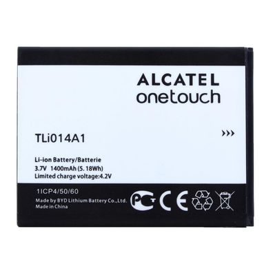 Alcatel Original Akku TLi014A1 für One Touch 4010D, 4030D, 5020D, 4012D - 1400mAh