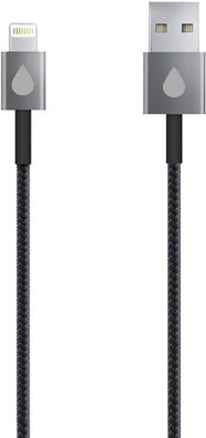 Juicies Lightning auf USB-Kabel, MFI-Zertifiziert - 120cm - Schwarz