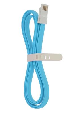 Daten-Kabel USB auf Micro-USB magnetisch, 120cm Länge, Blau