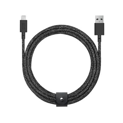 Native Union Belt Cable USB-A auf Lightning 3m - Schwarz