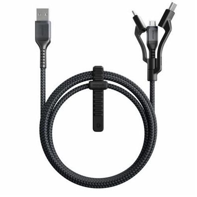 Nomad Rugged USB-A auf Universal Kabel 1,5m - Schwarz