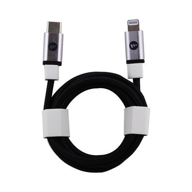 Mophie USB-C zu Lightning Daten-/ Lade-Kabel für Apple iPhone - Schwarz