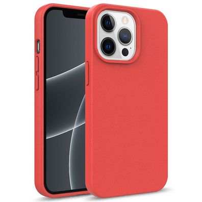 Cyoo BioCase Schutz Hülle für iPhone 13 Pro Max - Rot