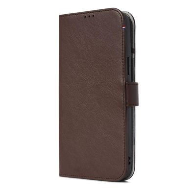 Decoded Leather Detachable Wallet für iPhone 13 Pro Max - Braun