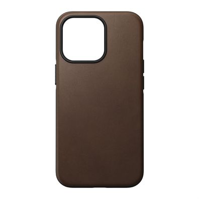 Nomad Modern Case Rustic Brown Leather MagSafe für iPhone 13 Pro
