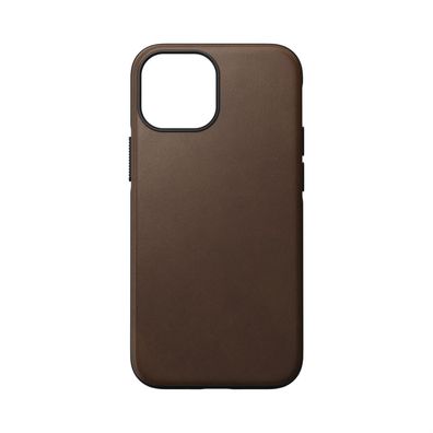 Nomad Modern Case Rustic Brown Leather MagSafe für iPhone 13 Mini