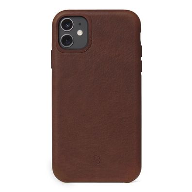 Decoded Leather Backcover für iPhone 11/ XR - Braun