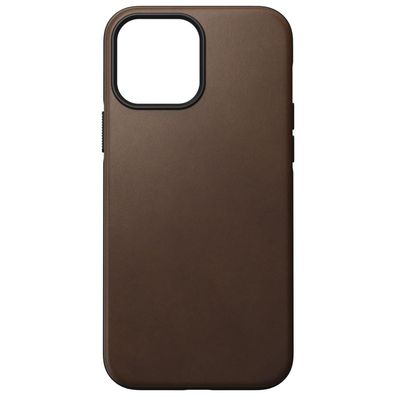 Nomad Modern Case Rustic Brown Leather MagSafe für iPhone 13 Pro Max