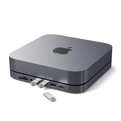 Satechi Aluminum Stand Hub für Apple Mac Mini - Space Gray (Grau)
