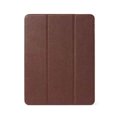 Decoded Leather Slim Cover für iPad Pro 2018/20/21 - Braun