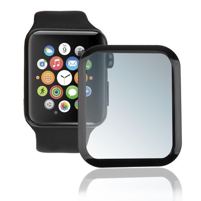 4smarts Second Glass Curved Colour Frame für Apple Watch Series 5 / 4 (40 mm) - Sch