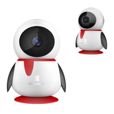 Kikkaboo Babyphone Babykamera Pinguin, Wi-Fi/ Lan, Nachtsicht, zwei-Wege-Gespräch