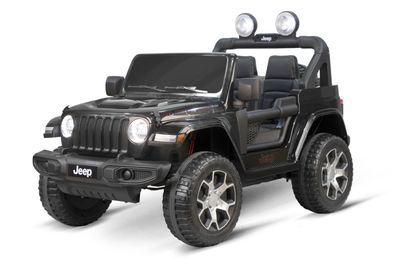 Lizenz Kinder Elektro Auto Jeep Wrangler Rubicon Allrad 2- Sitzer 4x35W Kinderauto