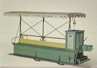 Ausstellungs-Straßenbahn mit Daimler Motor 1894, Foto