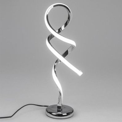 Formano LED Lampe Spirale mit Fuß Metall weißes Licht Deko Tisch NEU