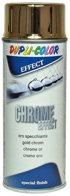 Dupli Color Effektspray Chromfarbe Spray Chrome Chromspray Silbereffekt Farbe Gold