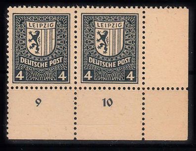 1946 SBZ - West-Sachsen Plattenfehler MiNr. 157yI, postfrisch