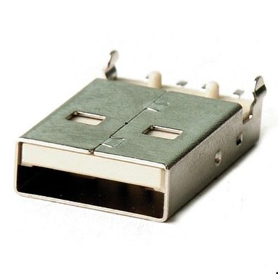 USB 2.0 Stecker SMD Typ-A, 4-polig, horizontal, Assmann, 2St.