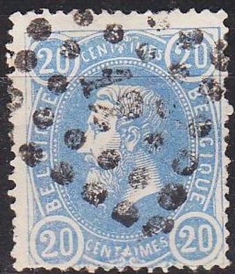 Belgien Belgium [1869] MiNr 0028 b ( O/ used ) [01]