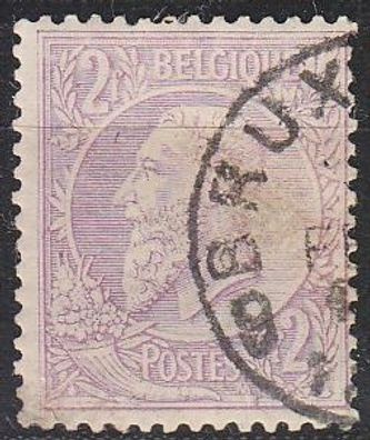 Belgien Belgium [1884] MiNr 0047 ( O/ used )