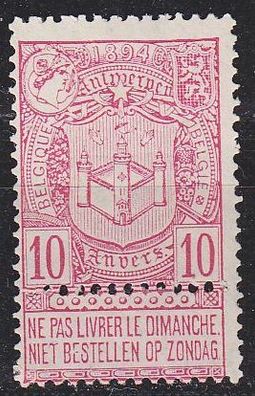 Belgien Belgium [1894] MiNr 0062 ( oG/ no gum )