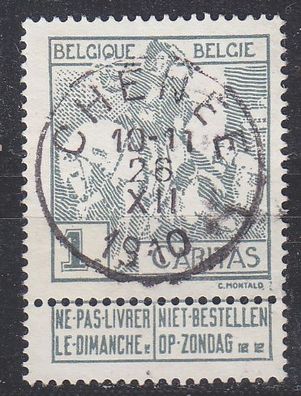 Belgien Belgium [1910] MiNr 0081 I ( O/ used )