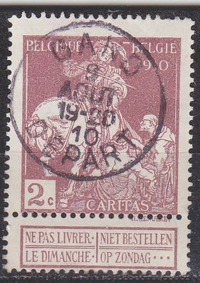 Belgien Belgium [1910] MiNr 0086 I ( O/ used ) [01]