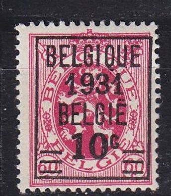 Belgien Belgium [1931] MiNr 0301 ( * / mh )