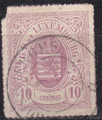 Luxemburg Luxembourg [1865] MiNr 0017 a ( O/ used ) [01]