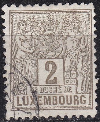 Luxemburg Luxembourg [1882] MiNr 0046 a C ( O/ used )