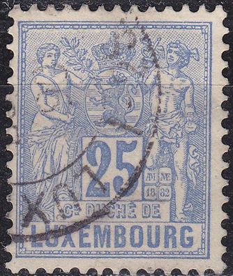 Luxemburg Luxembourg [1882] MiNr 0052 D ( O/ used )