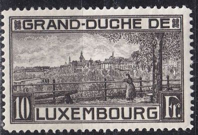 Luxemburg Luxembourg [1923] MiNr 0143 B ( * / mh )