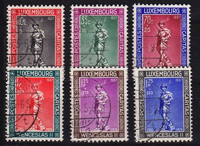 Luxemburg Luxembourg [1937] MiNr 0303-08 ( O/ used ) perfekt