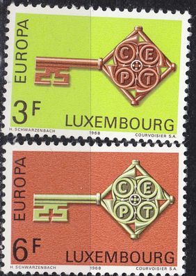 Luxemburg Luxembourg [1968] MiNr 0771-72 ( * */ mnh ) CEPT