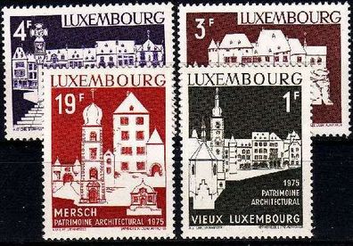 Luxemburg Luxembourg [1975] MiNr 0900-03 ( * */ mnh ) Bauwerke