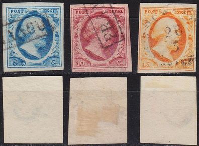 Niederlande Netherlands [1852] MiNr 0001-03 ( O/ used ) perfekt !!!