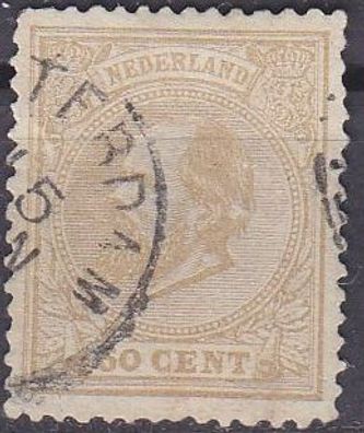 Niederlande Netherlands [1872] MiNr 0027 F ( O/ used )