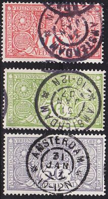 Niederlande Netherlands [1906] MiNr 0069-71 ( O/ used )