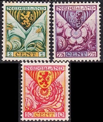 Niederlande Netherlands [1925] MiNr 0164-66 A ( O/ used ) [01]