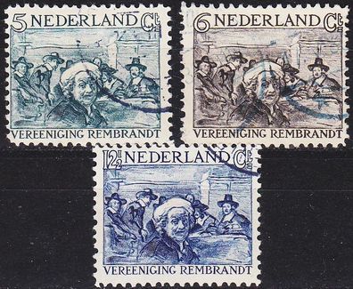 Niederlande Netherlands [1930] MiNr 0233-35 ( O/ used ) Kunst