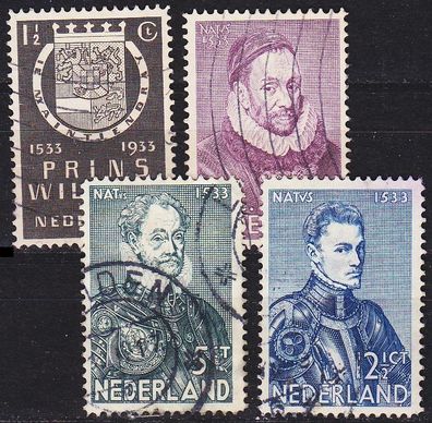 Niederlande Netherlands [1933] MiNr 0257-60 ( O/ used )