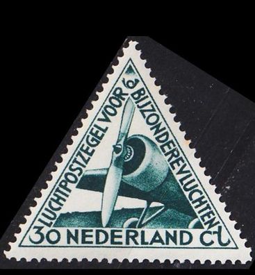 Niederlande Netherlands [1933] MiNr 0267 ( * * / mnh ) Flugzeug