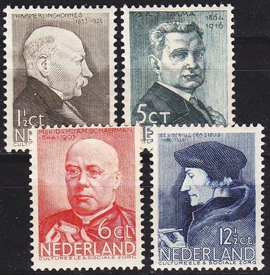 Niederlande Netherlands [1936] MiNr 0291-94 ( * / mh )