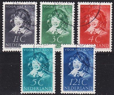 Niederlande Netherlands [1937] MiNr 0308-12 ( O/ used )