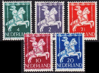 Niederlande Netherlands [1946] MiNr 0472-76 ( O/ used )