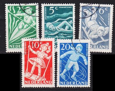 Niederlande Netherlands [1948] MiNr 0511-15 ( O/ used )