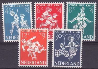 Niederlande Netherlands [1958] MiNr 0723-27 ( * * / mnh )