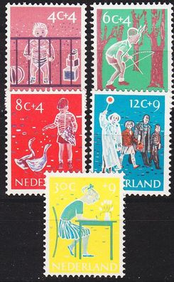 Niederlande Netherlands [1959] MiNr 0739-43 ( * * / mnh ) [01]