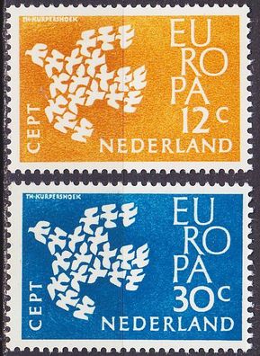 Niederlande Netherlands [1961] MiNr 0765-66 ( * * / mnh ) CEPT