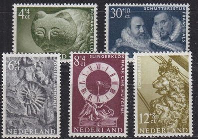 Niederlande Netherlands [1962] MiNr 0774-78 ( * */ mnh )